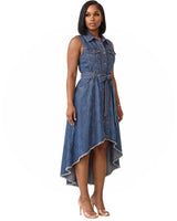 Icon Denim Midi Dress