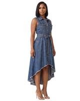 The Icon Denim Midi Dress