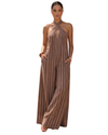 The Sedona Striped Halter Jumpsuit