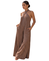 The Sedona Striped Halter Jumpsuit