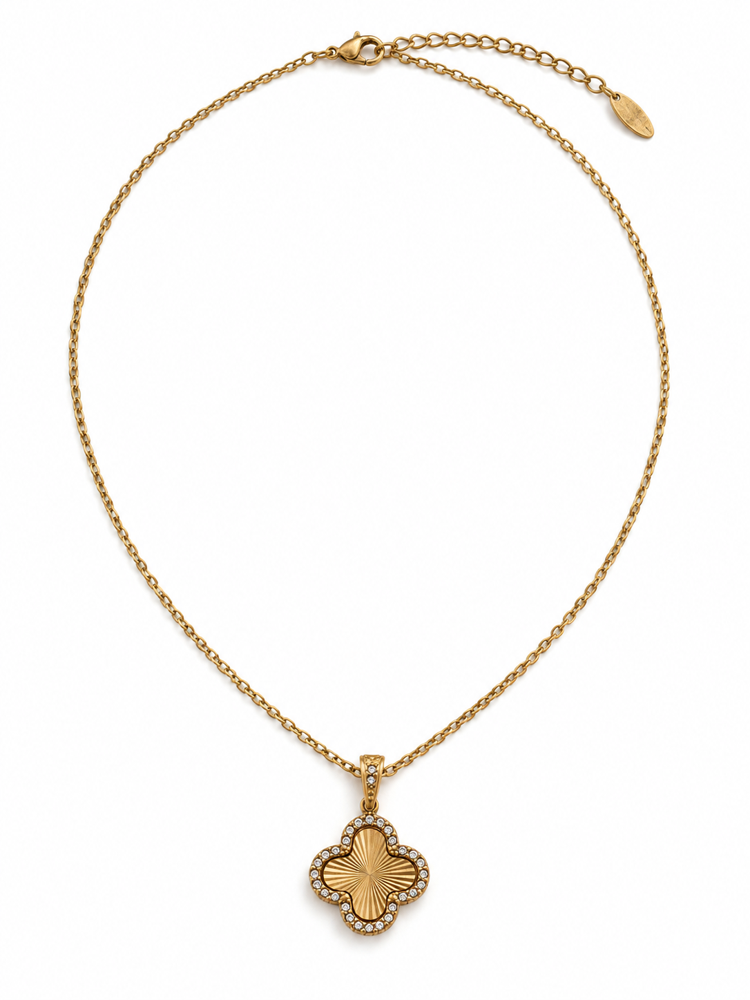Antique Clover Necklace