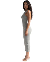 Heather Ribbed Midi Dress