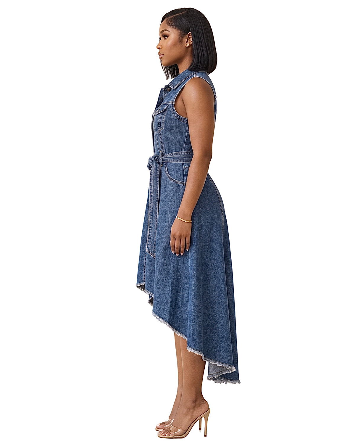 Icon Denim Midi Dress
