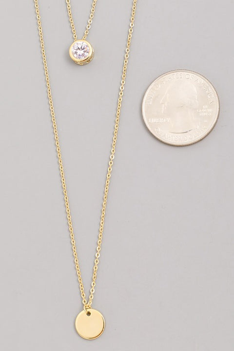 "Goddess" Layered Necklace (Gold)