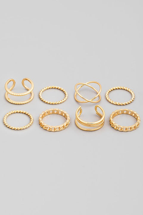 Stackable Ring Set (Gold)