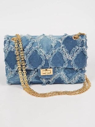 "Denim Lux" Purse (Blue)
