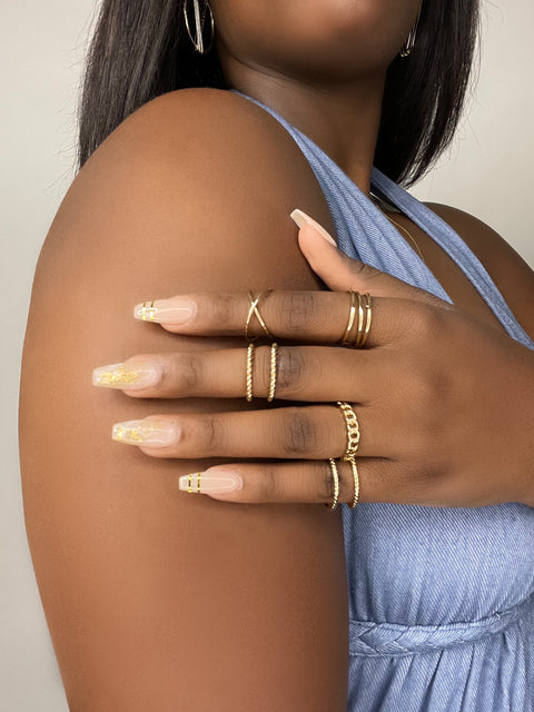 Stackable Ring Set (Gold)